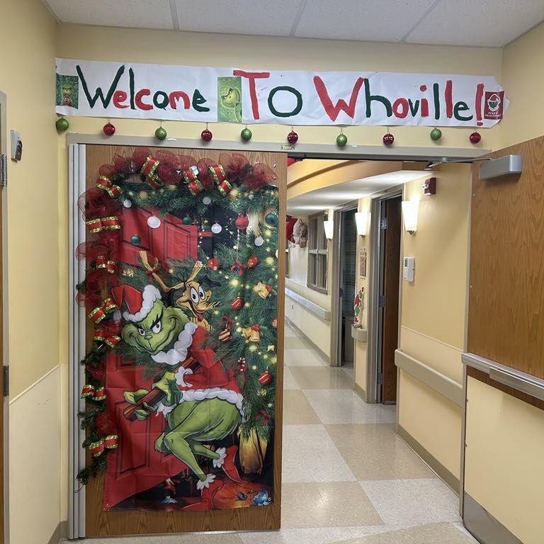 Home of the Innocents Christmas decorating Whoville